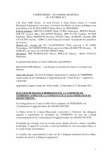 Conseil municipal du 09 février 2012