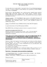 Conseil municipal du 15 juillet 2013