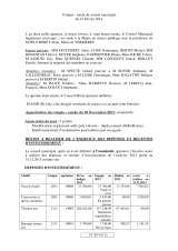 Conseil municipal du 12 février 2014