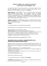 Conseil municipal du 25 novembre 2015