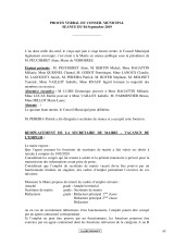 CONSEIL MUNICIPAL 4 septembre 2019